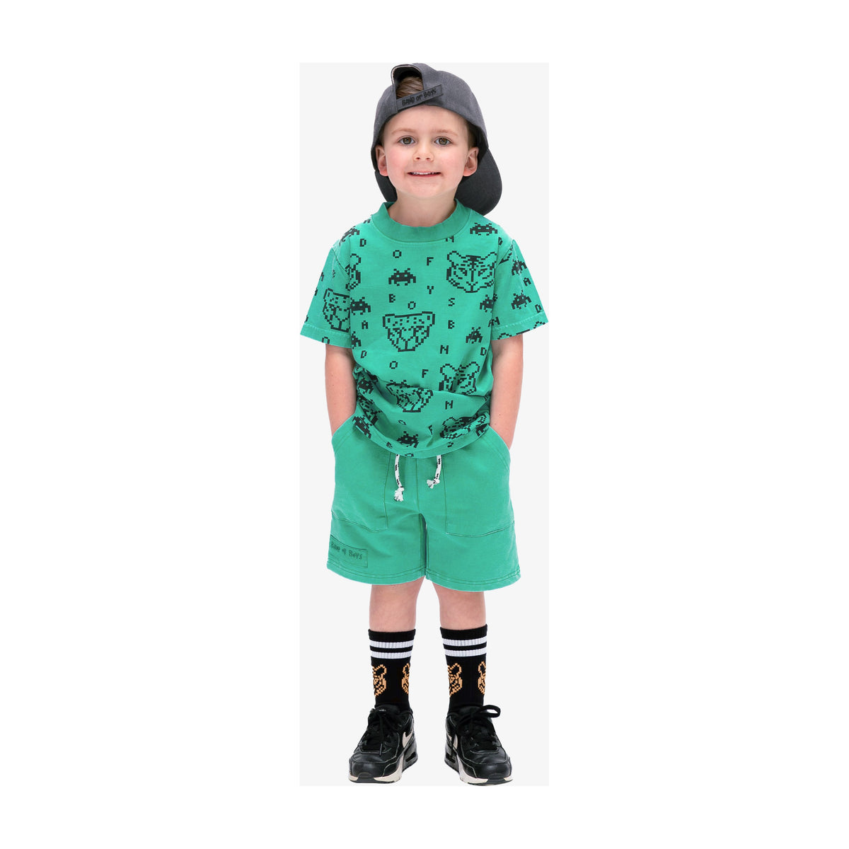 Green BOB Shorts