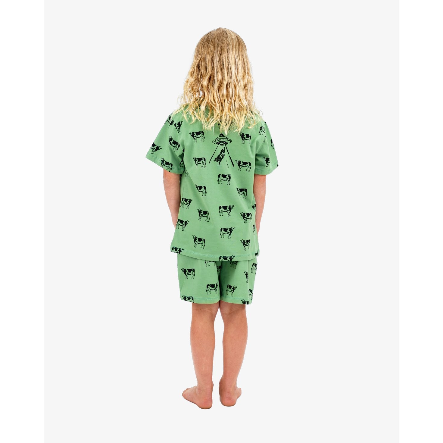 Green Cow Alien Pyjamas