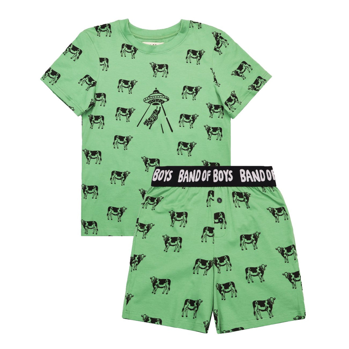 Green Cow Alien Pyjamas