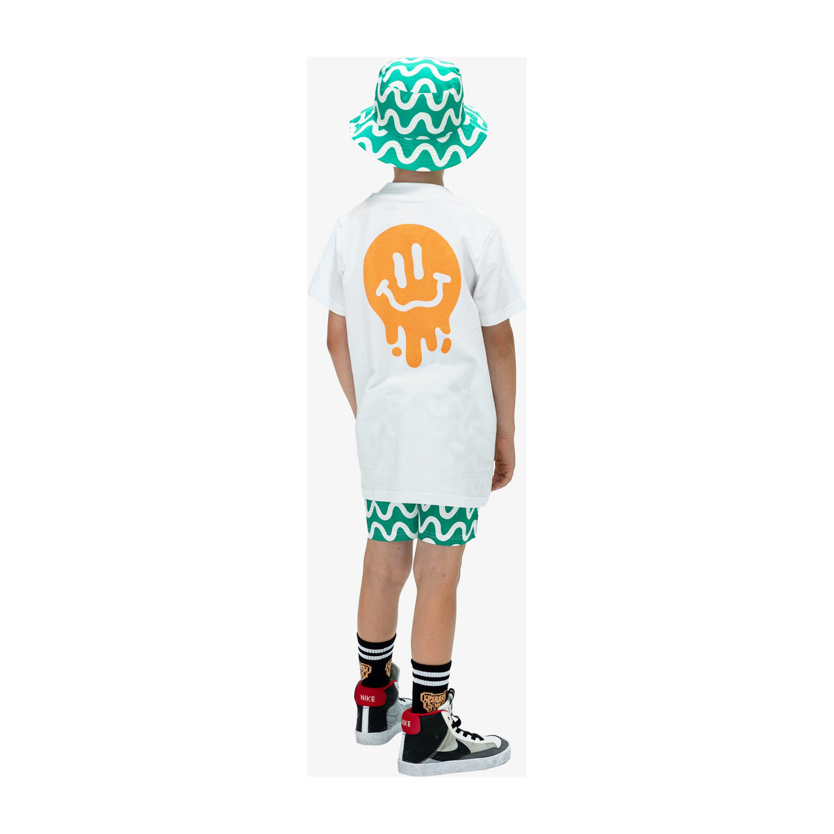 Green Squiggle Shorts