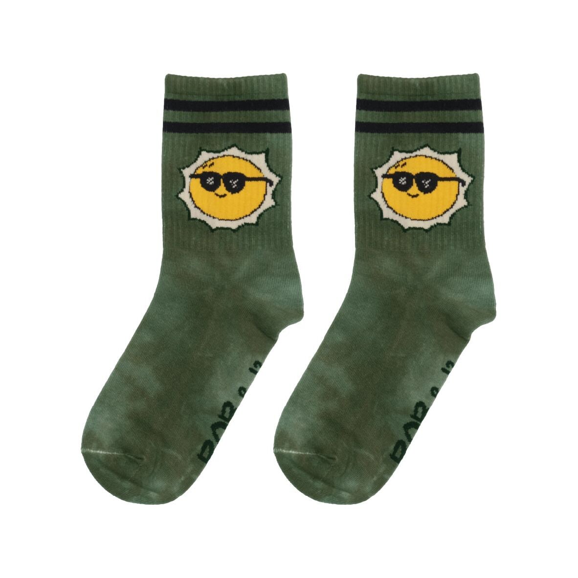 Green Tie-Dye Skate Socks