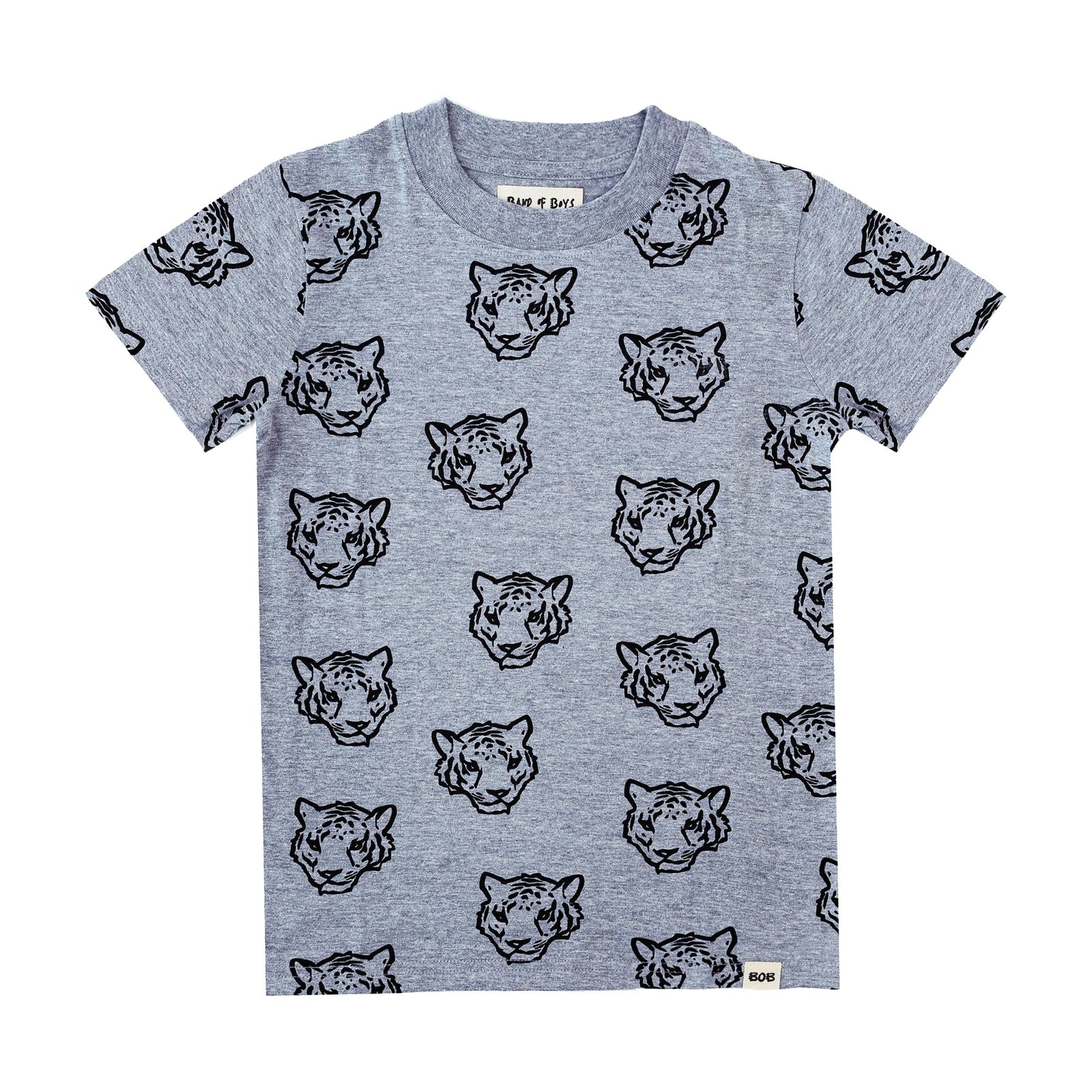Grey Tiger on Repeat Tee
