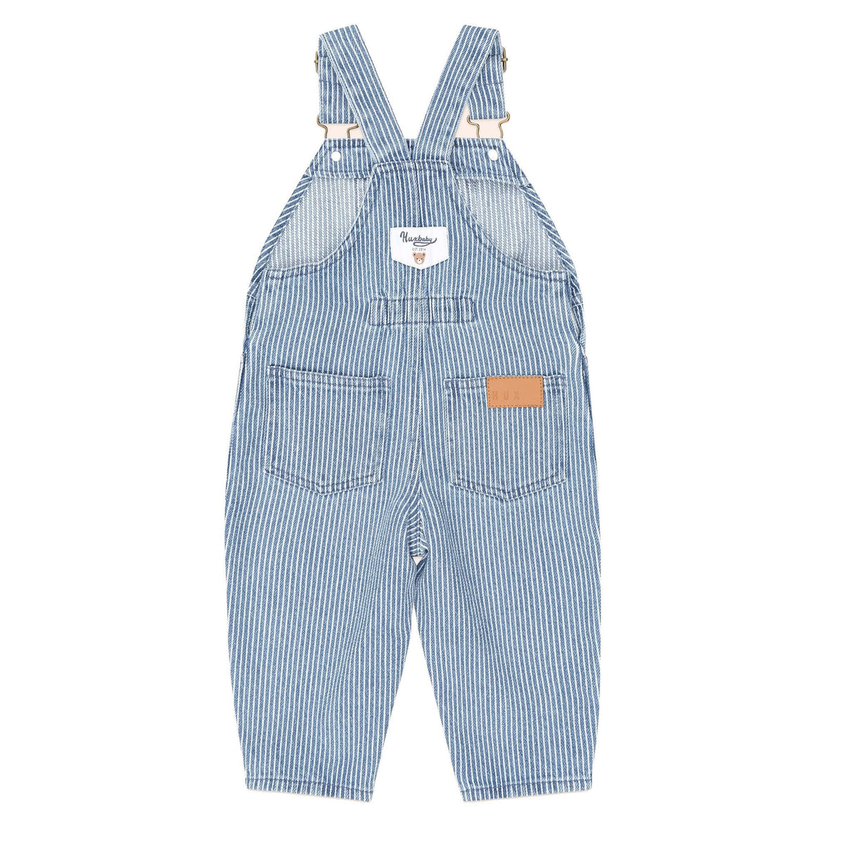 Car Denim Stripe Overalls