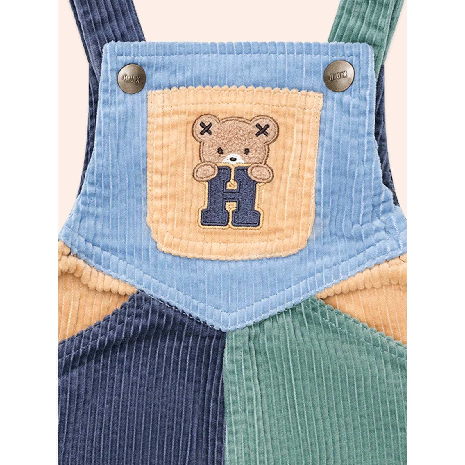 Midnight Colour Block Overalls