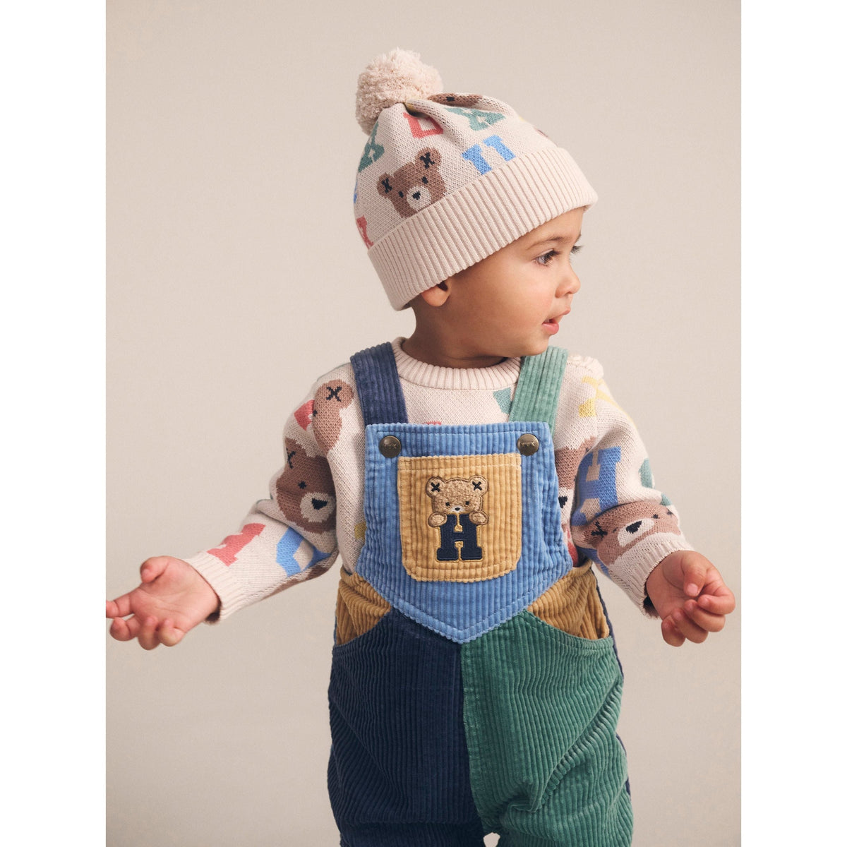 Midnight Colour Block Overalls