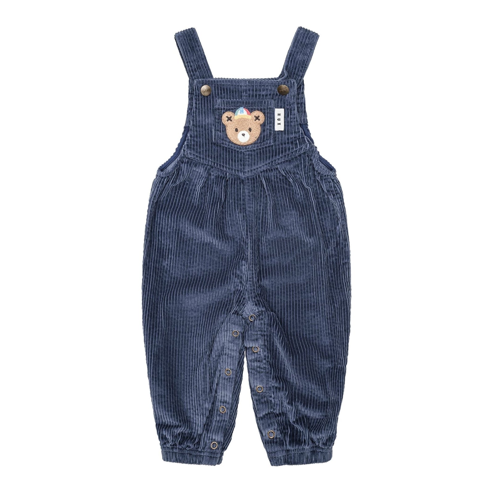 Midnight Cord Overalls