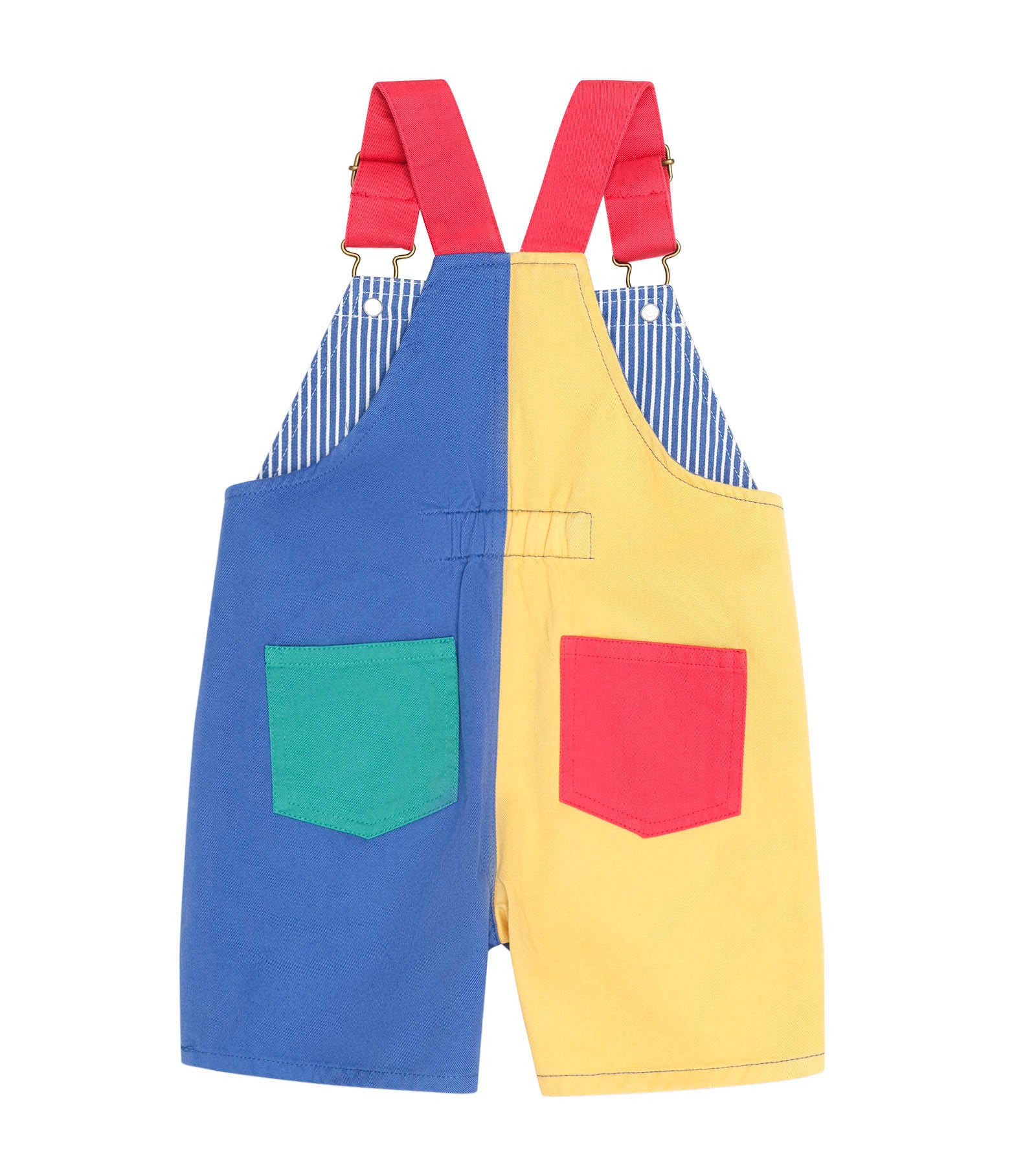 Colour Block Pocket Shortall