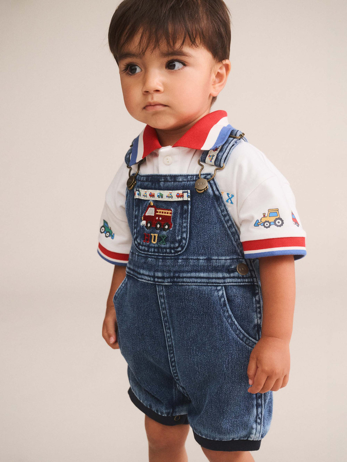 Construction Hux Knit Romper