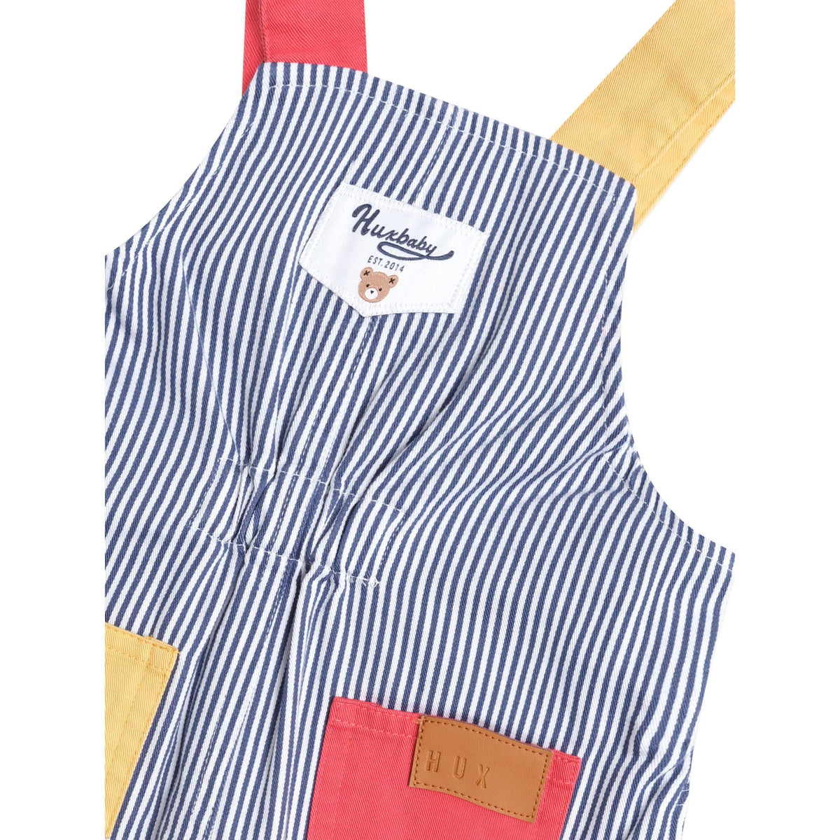 Classic Stripe Short Overalls