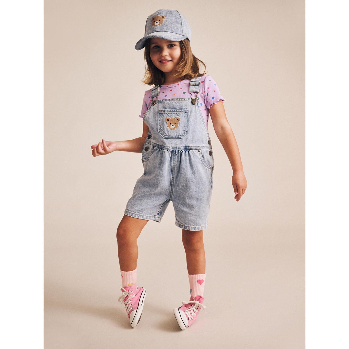 Dreamy Denim Short Overalls