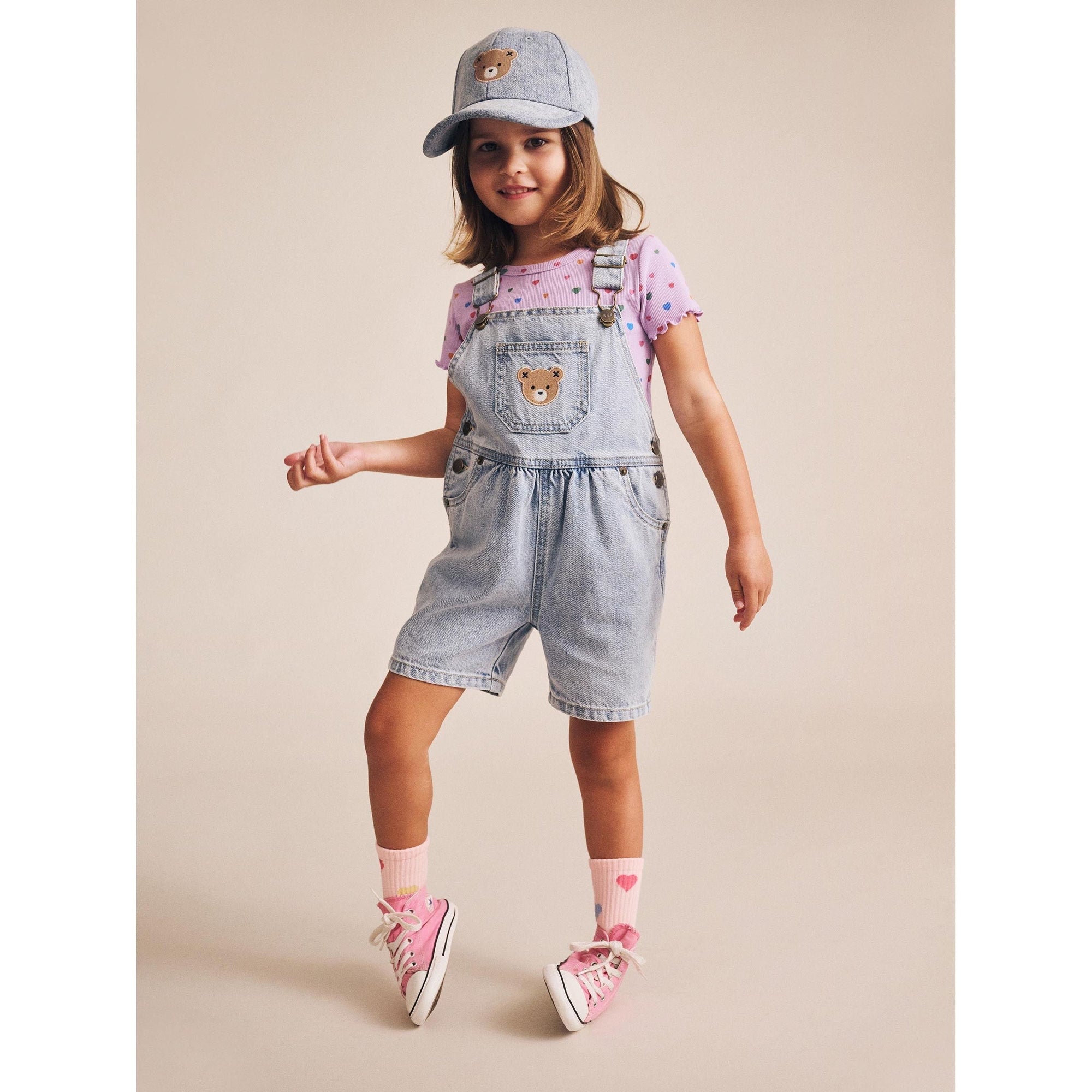 Dreamy Denim Short Overalls