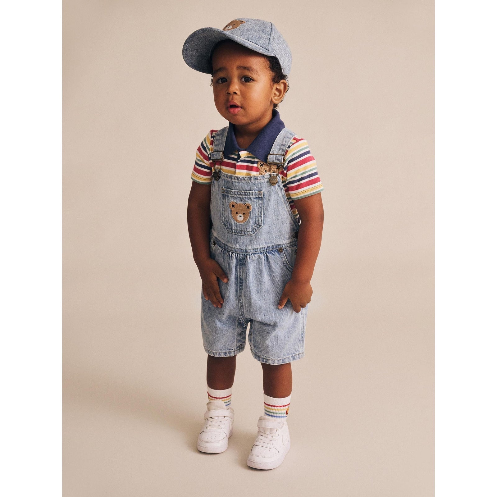Dreamy Denim Short Overalls
