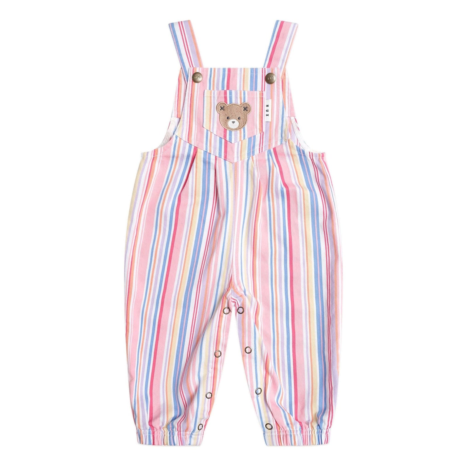 Pastel Stripe Overalls