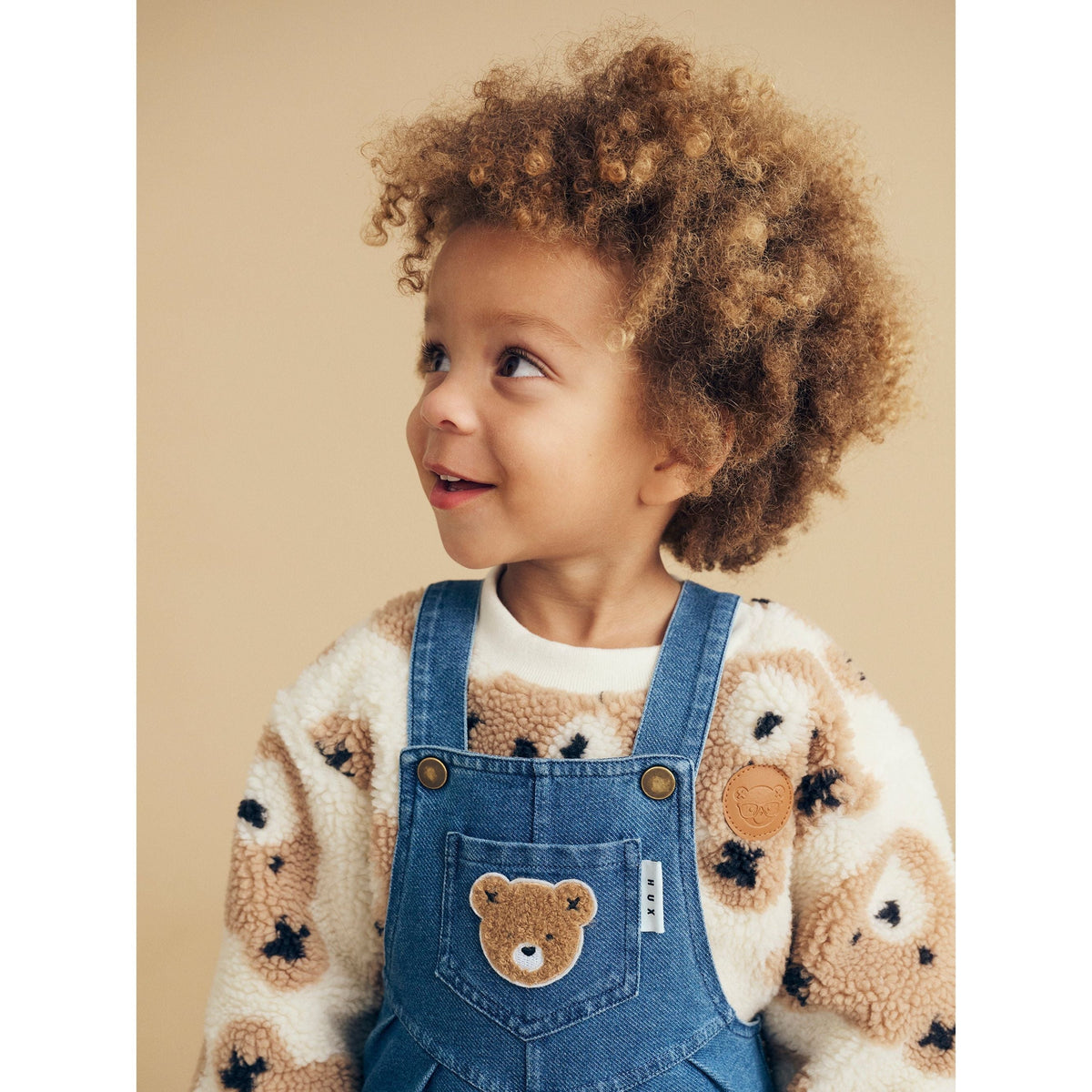 Huxbear Knit Denim Overalls