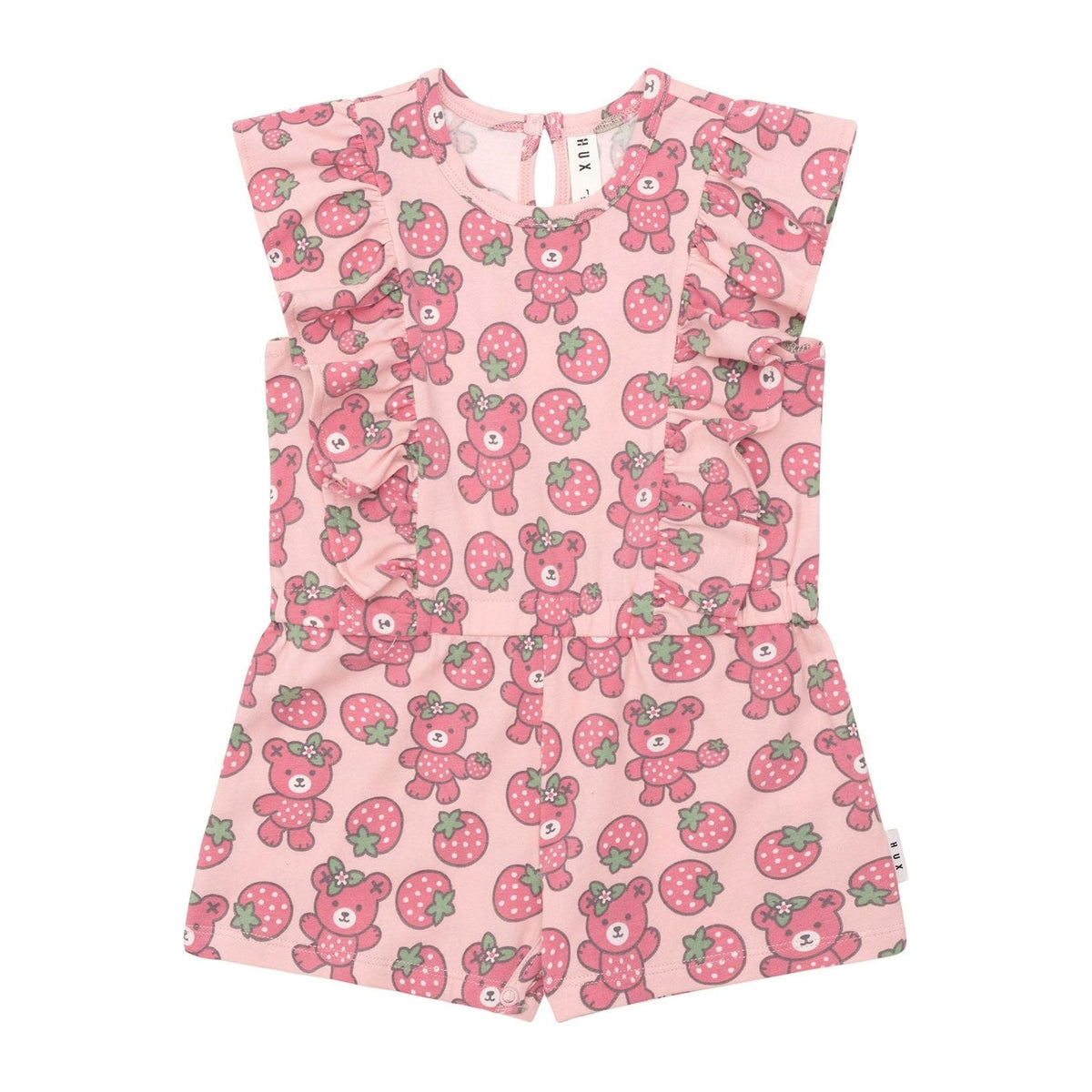 Berry Bear Frill Playsuit
