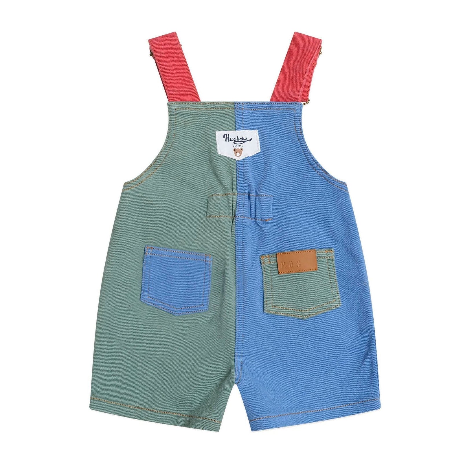 Denim Short Overalls Multicolour