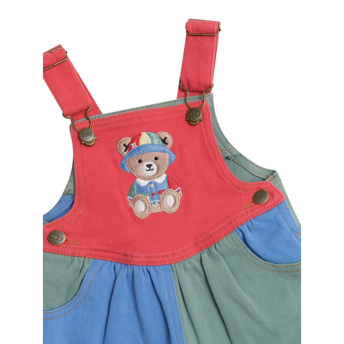 Denim Short Overalls Multicolour
