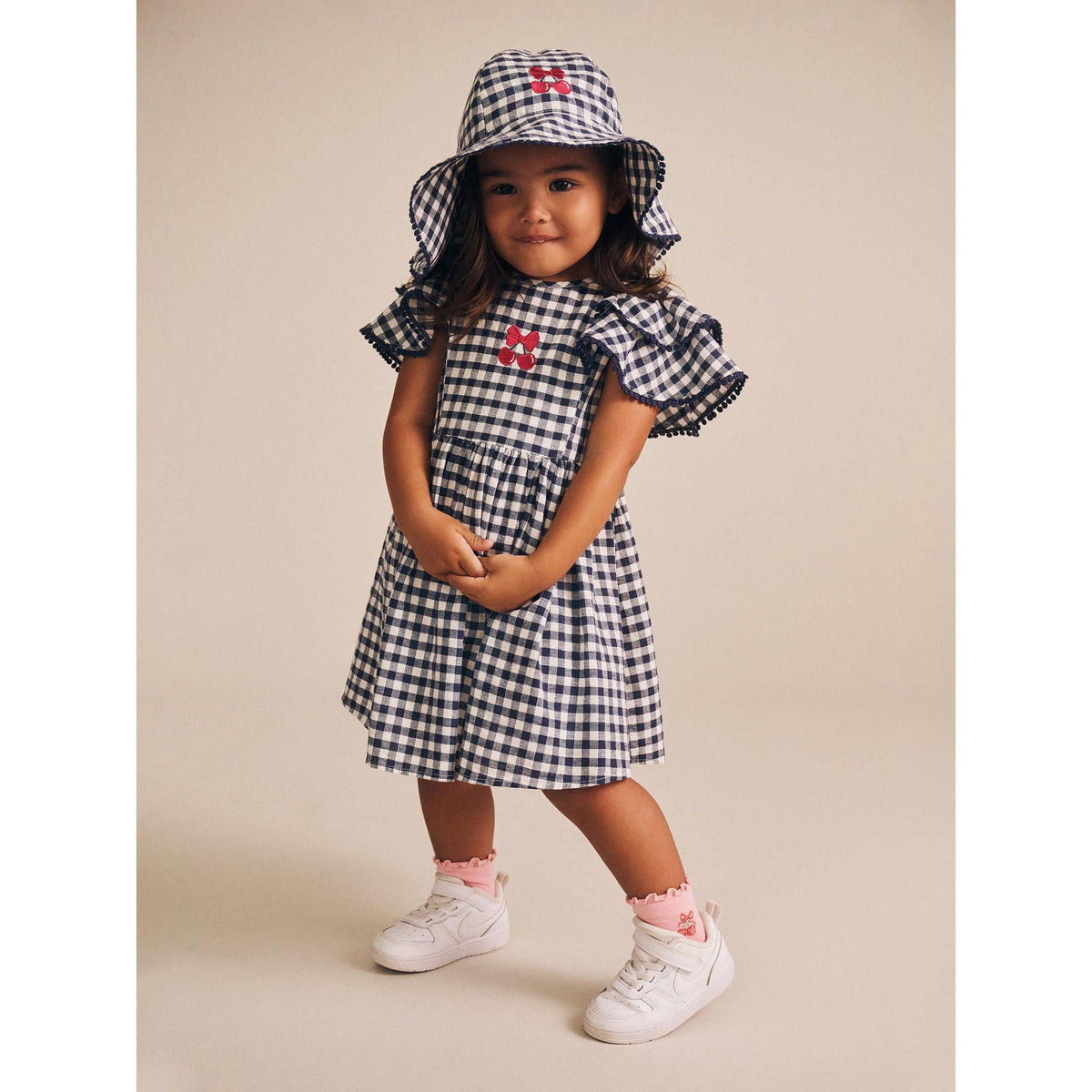 Cherry Pie Frill Dress Check