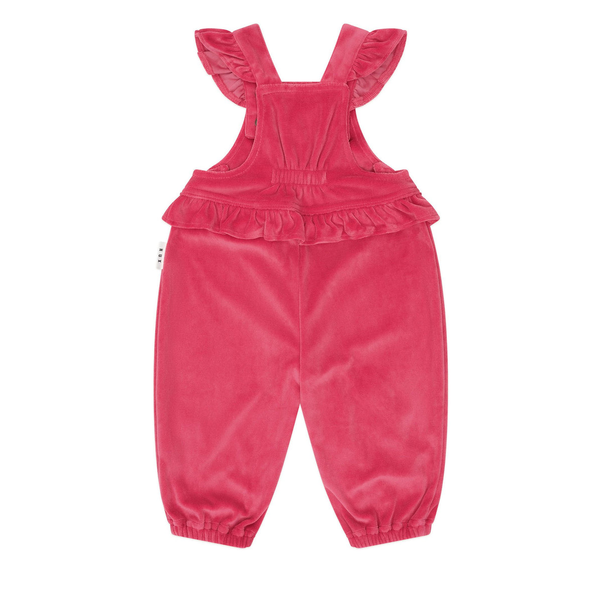 Very Cherry Velour Frill Overall