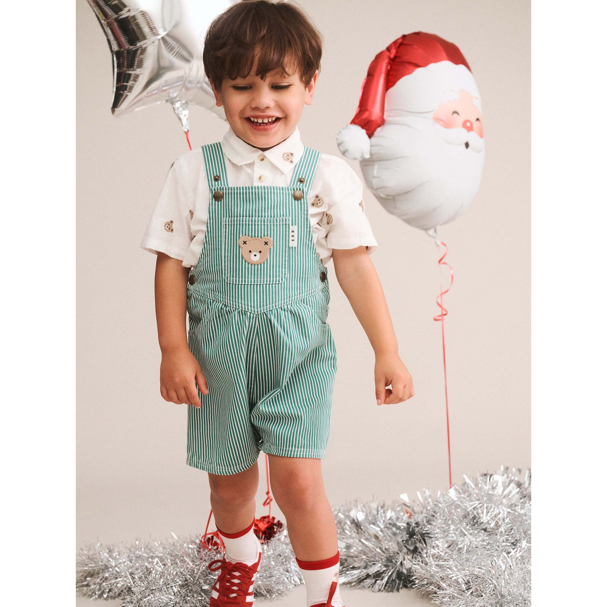 Mistletoe Stripe Shortall