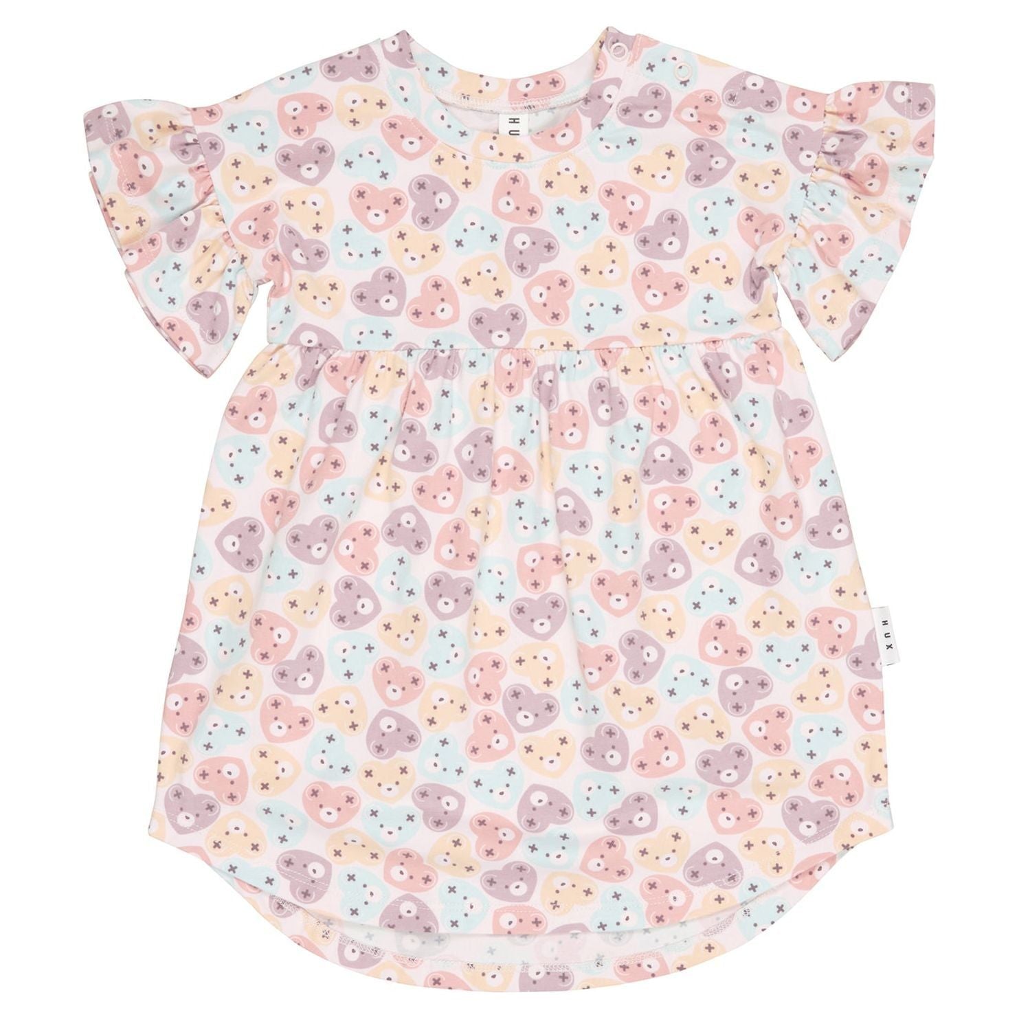 Heart Bear Frill Swirl Dress