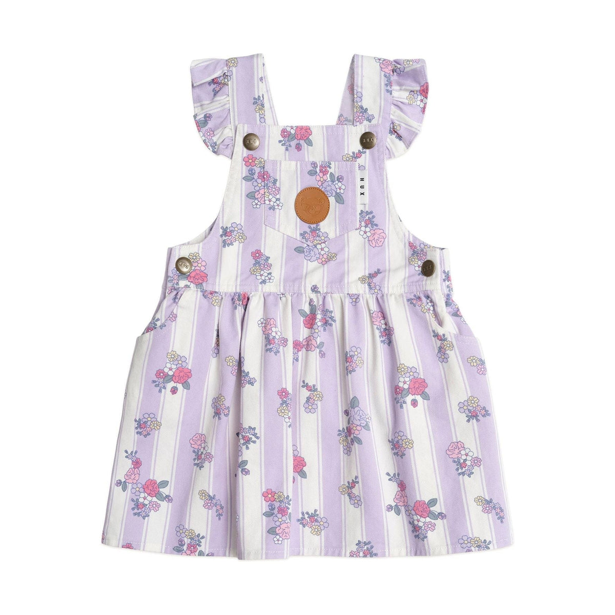 Vintage Bloom Pinafore Dress