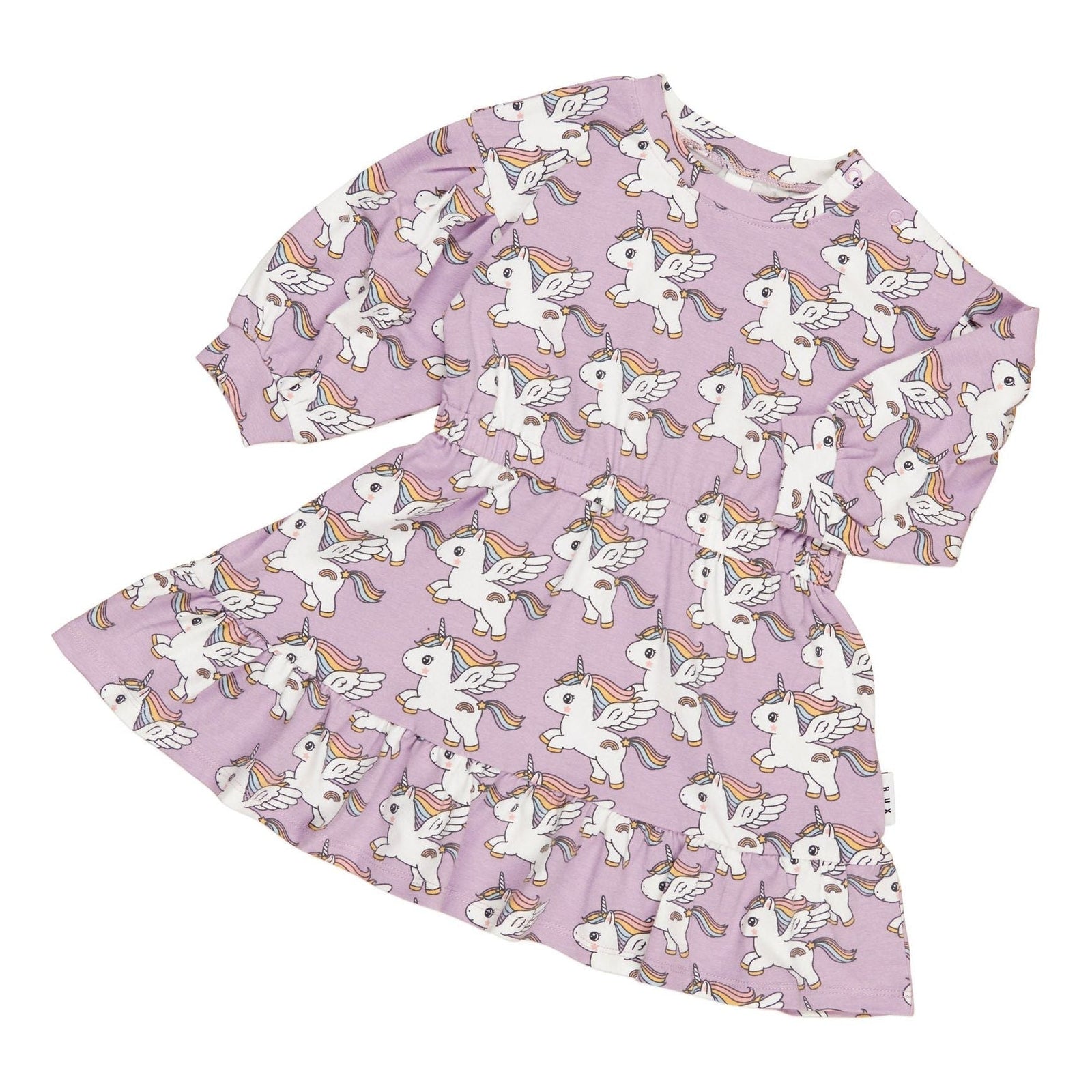 Magical Unicorn Drop Shoulder Dress