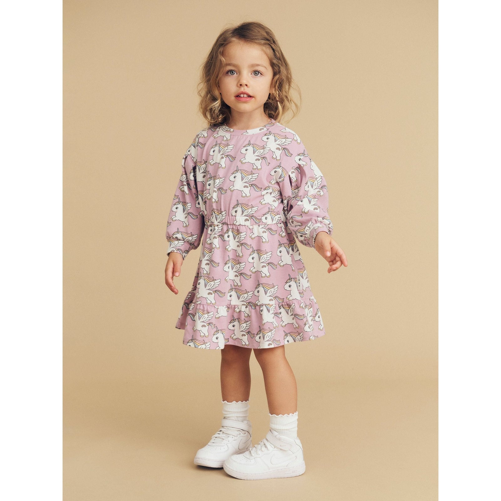 Magical Unicorn Drop Shoulder Dress