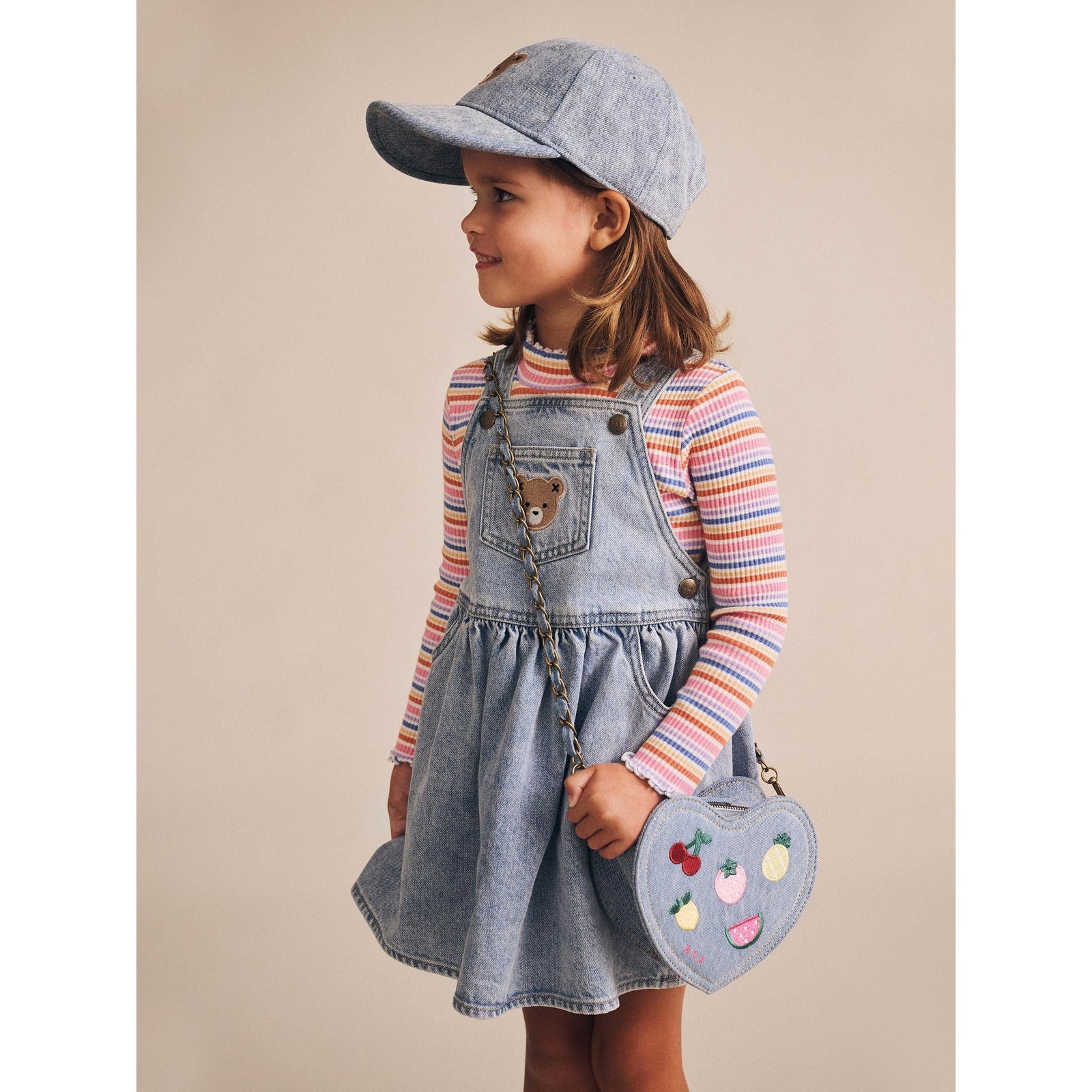 Dreamy Denim Pinafore Dress
