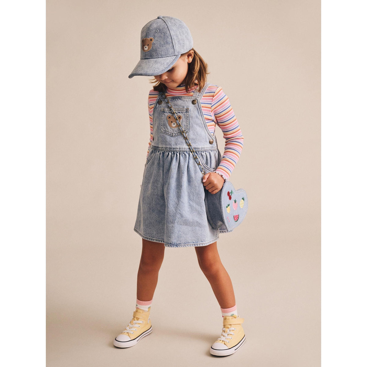 Dreamy Denim Pinafore Dress