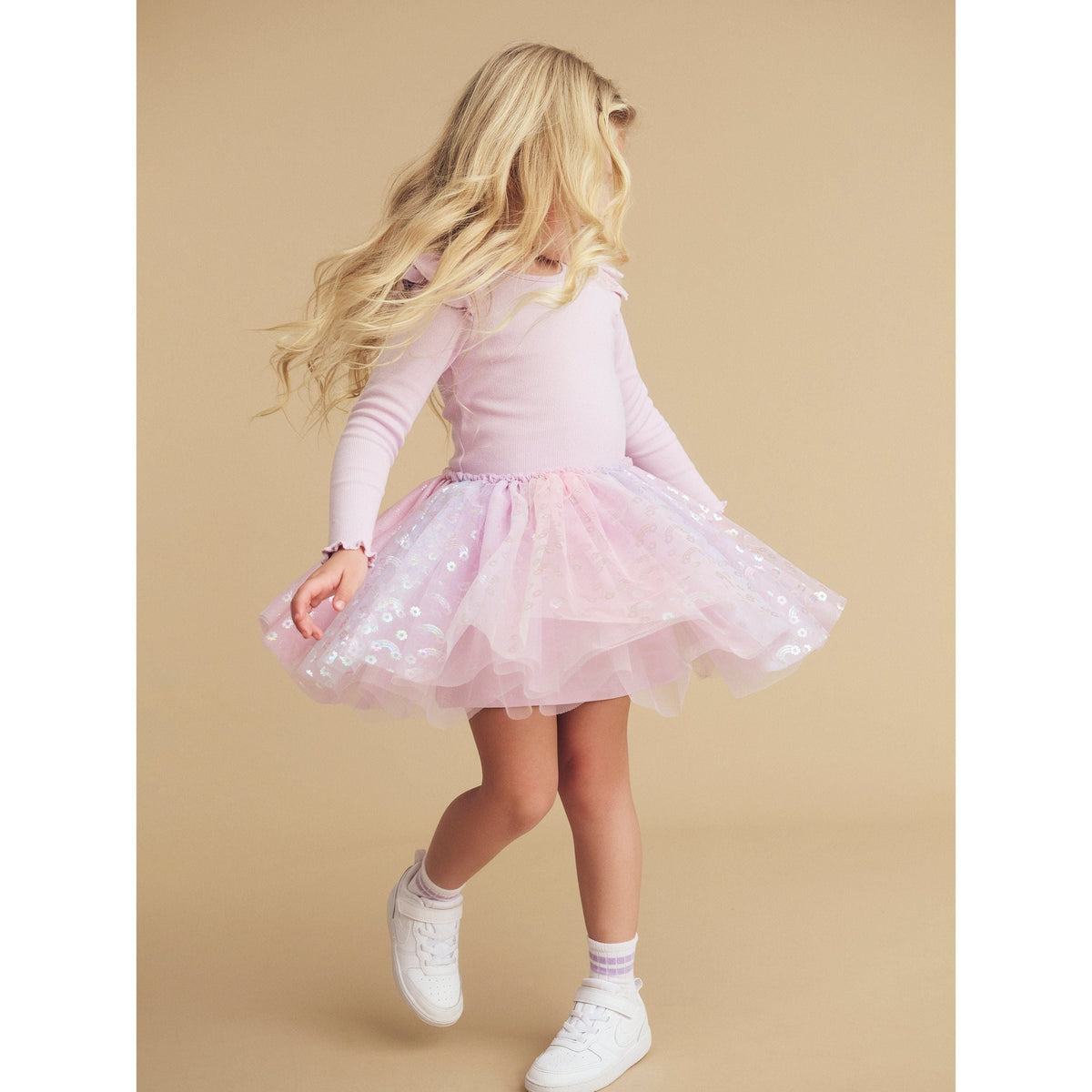 Rainbow Rib Ballet Dress