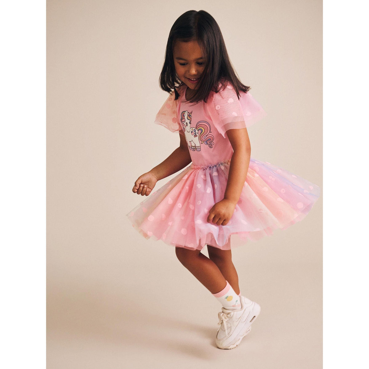 Rainbow Unicorn Tulle Dress