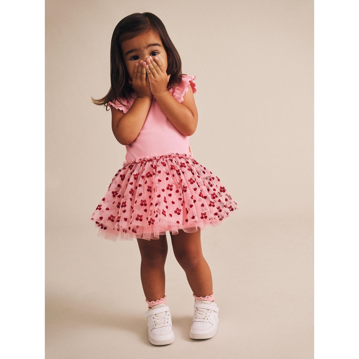 Cherry Pie Rib Tulle Dress