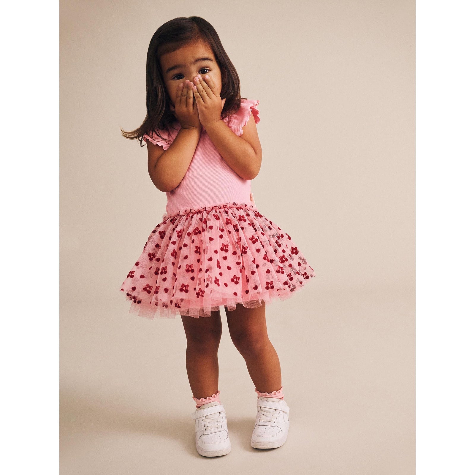 Cherry Pie Rib Tulle Dress