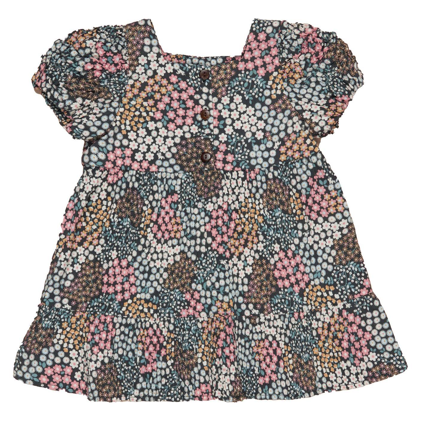 Garden Floral Puff Sleeve Dress