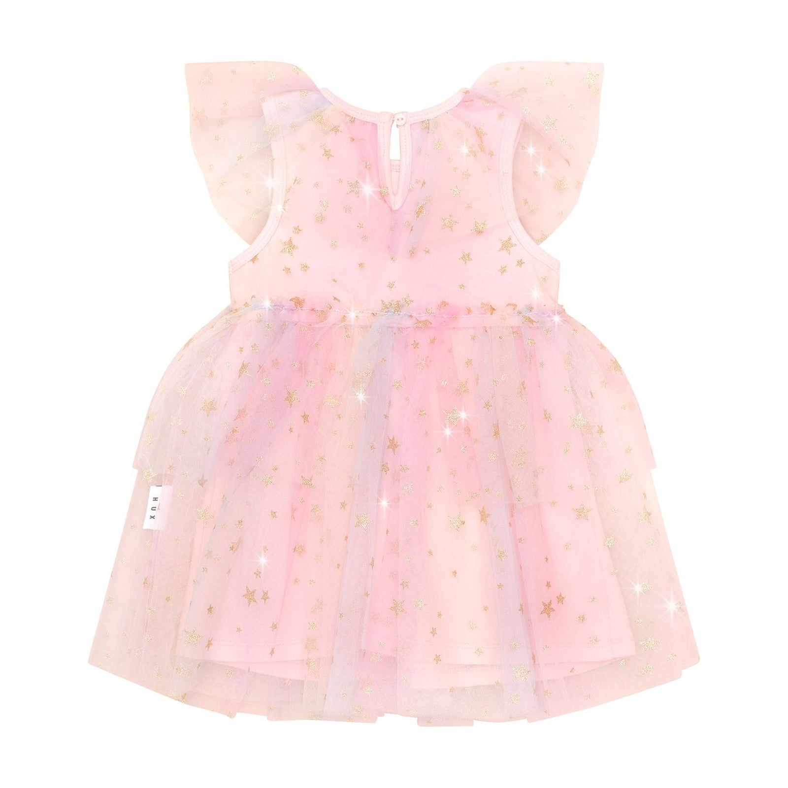 Starry Rainbow Frill Tulle Dress