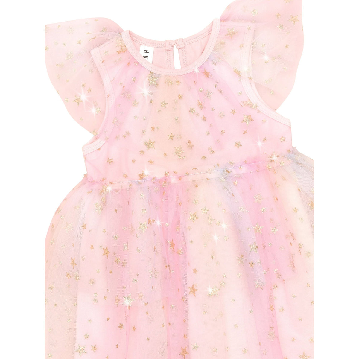 Starry Rainbow Frill Tulle Dress