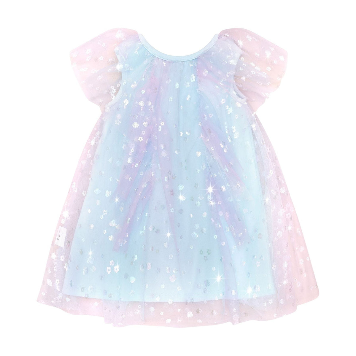 Daisy Seashell Tulle Flutter Dress