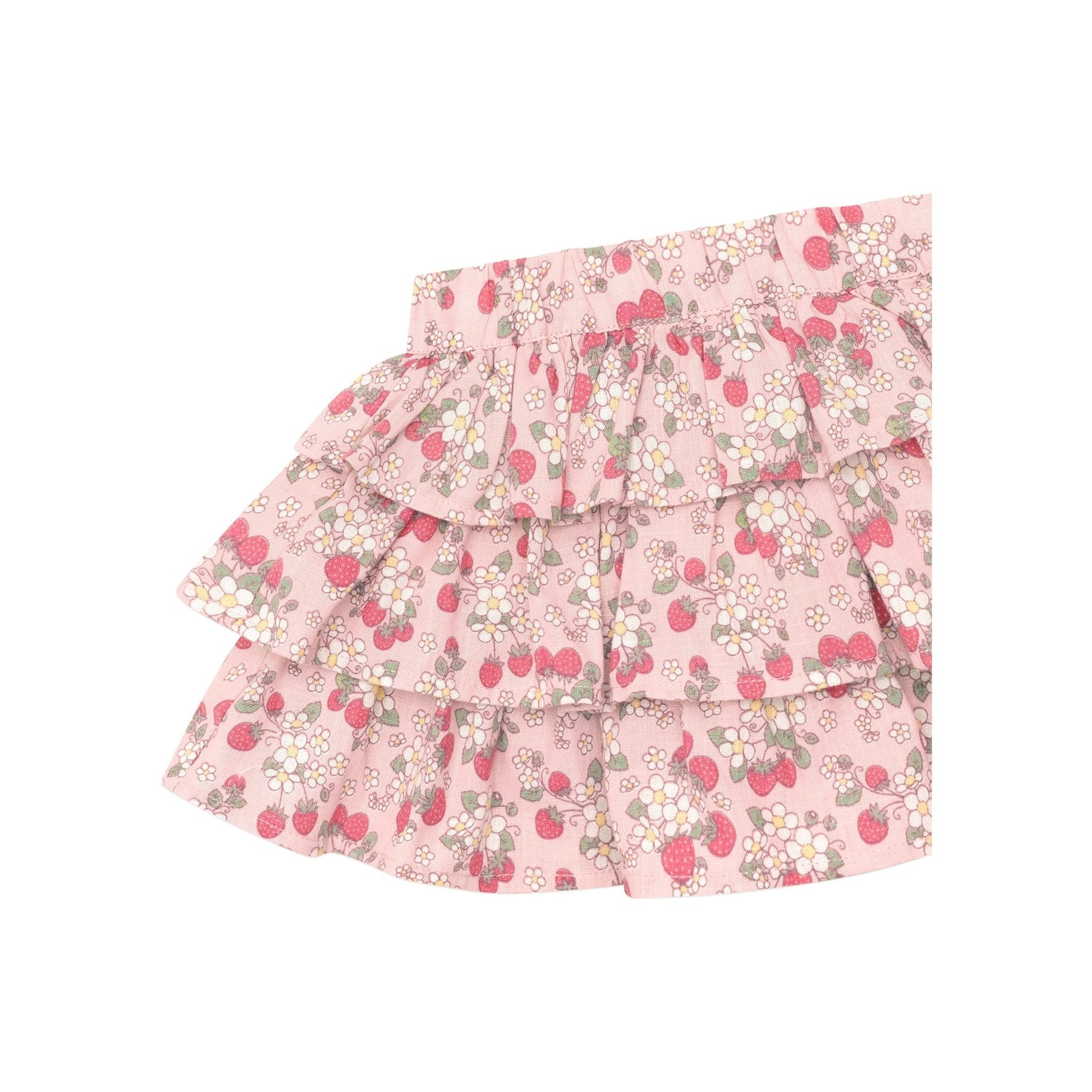 Vintage Strawberry Frill Skirt