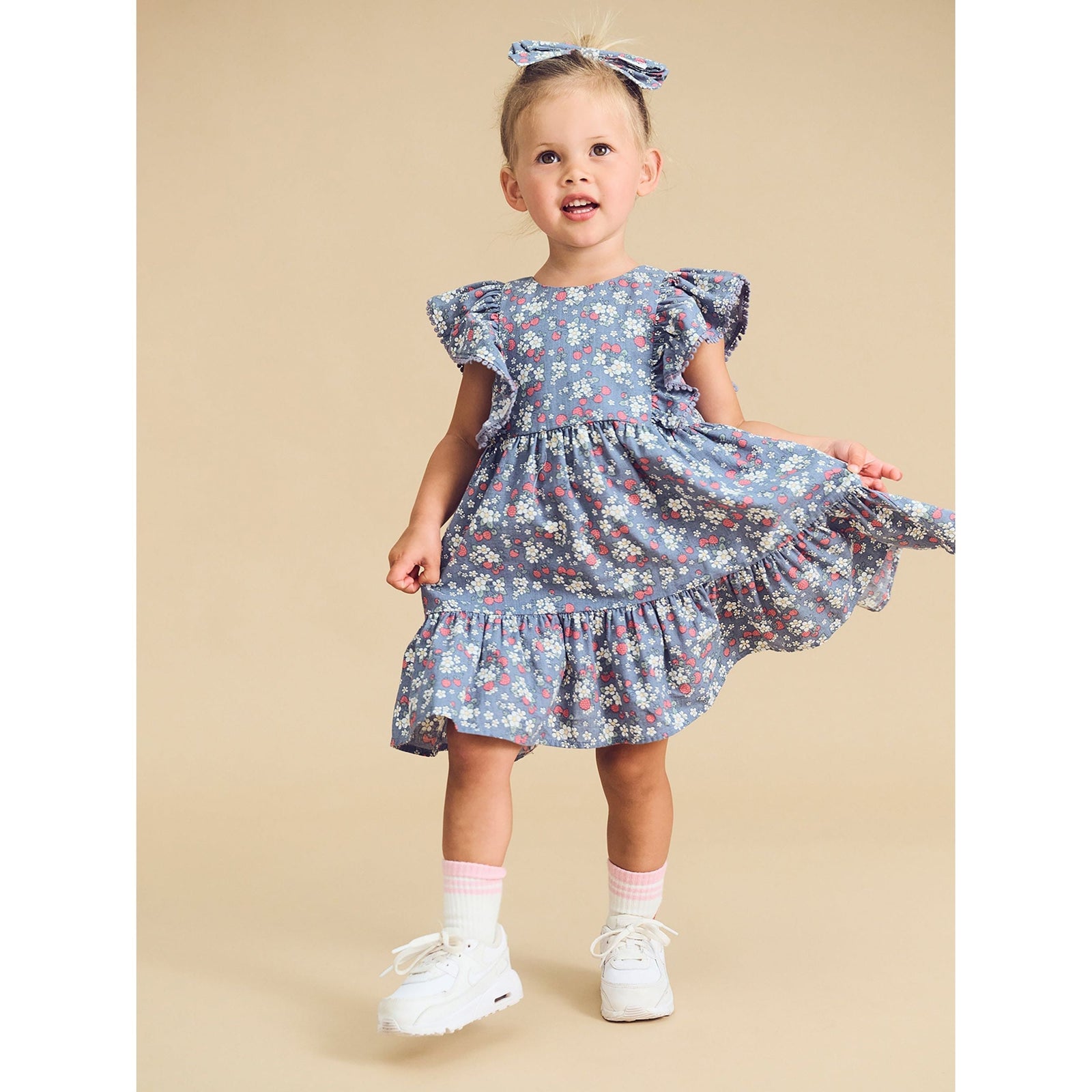 Vintage Strawberry Frill Dress