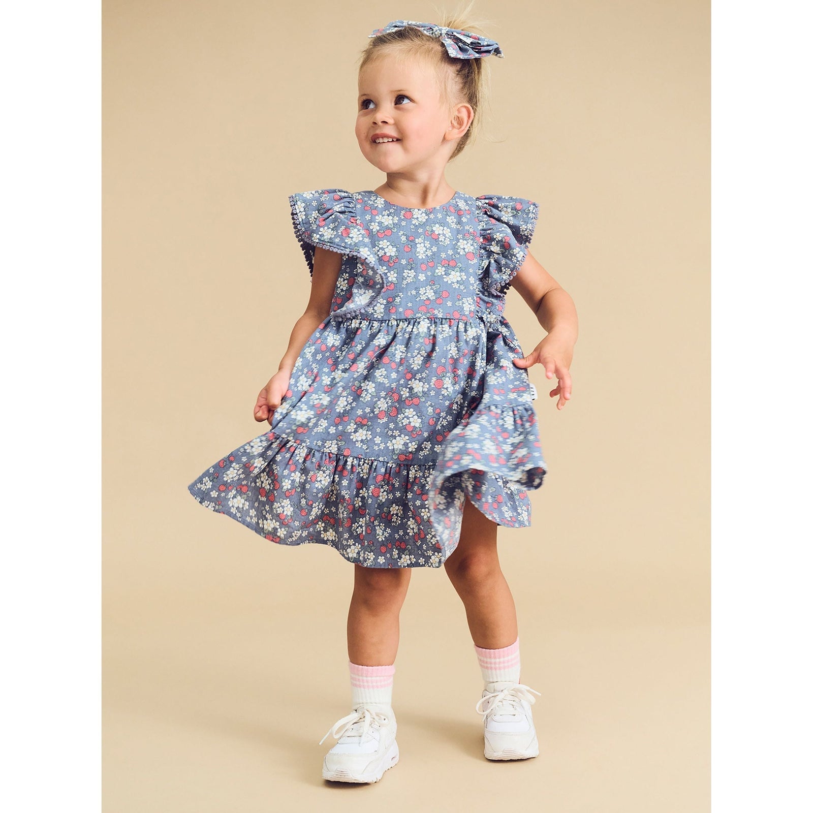 Vintage Strawberry Frill Dress