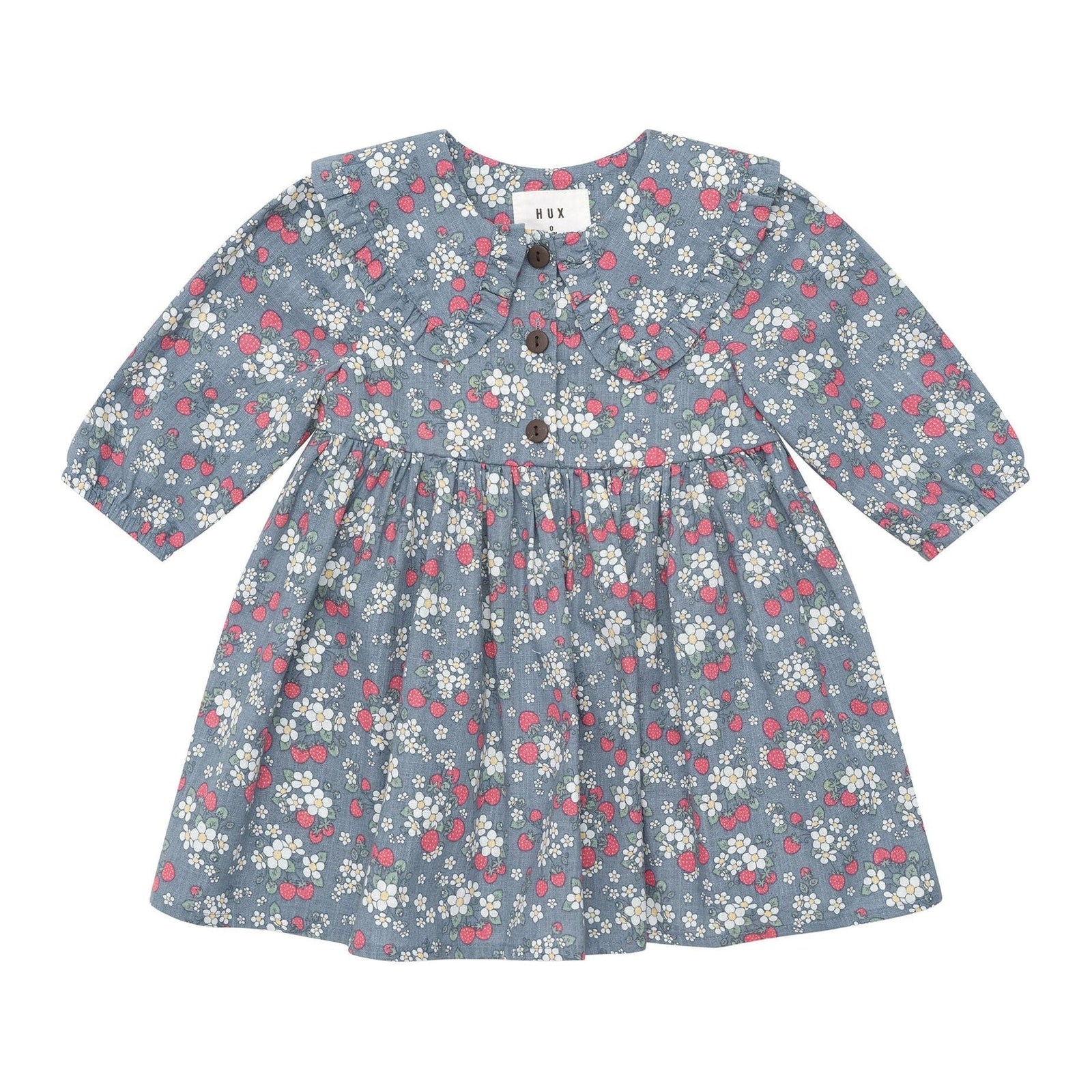 Vintage Strawberry Collar Dress
