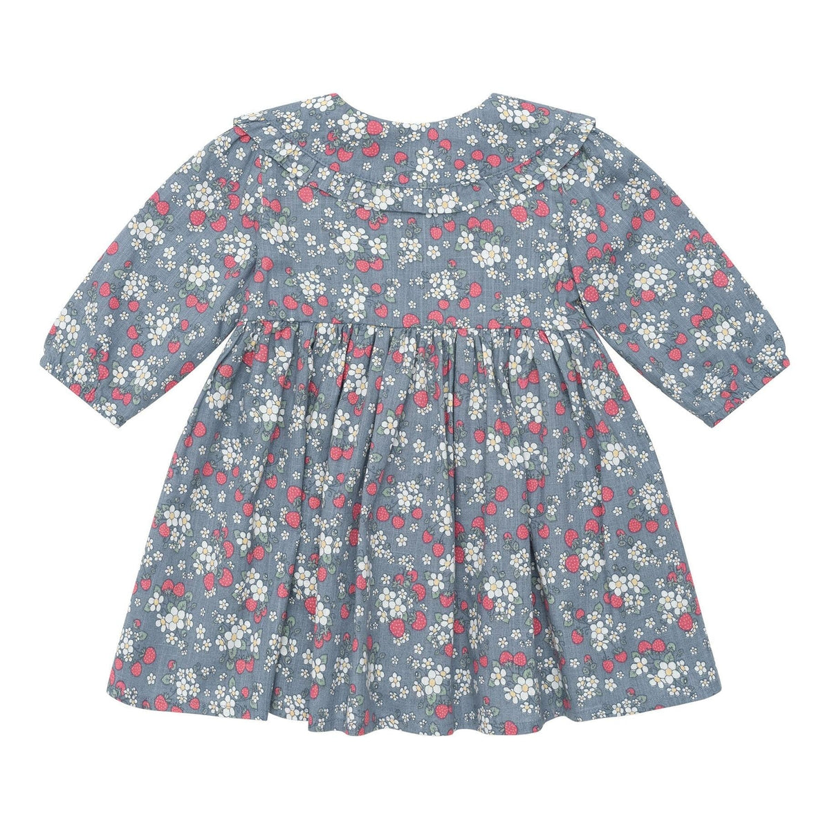 Vintage Strawberry Collar Dress