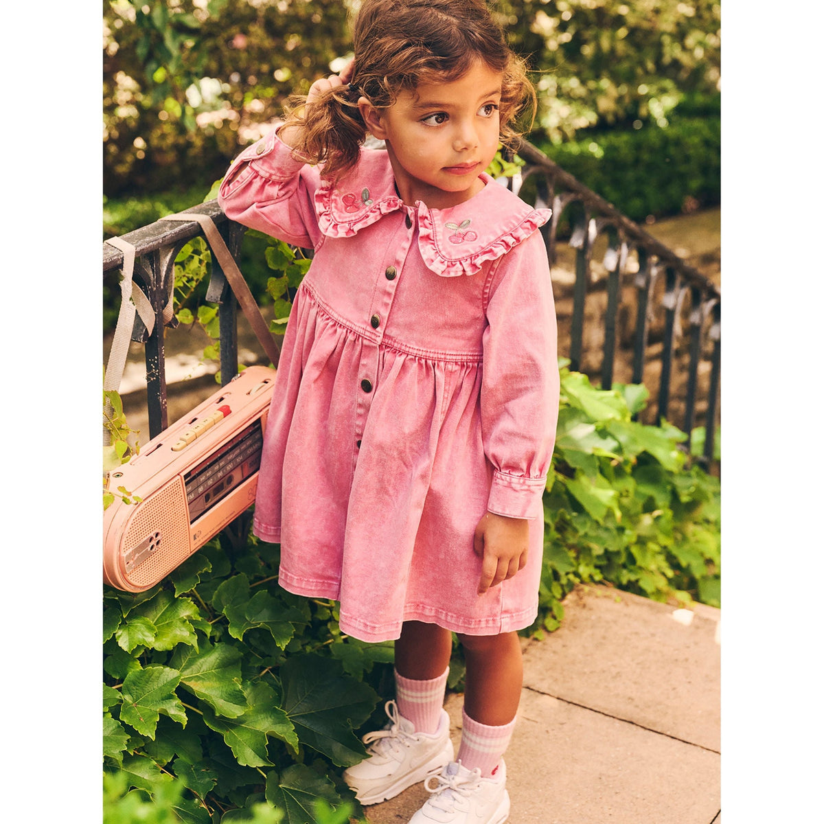 Cherry Vintage Collar Dress