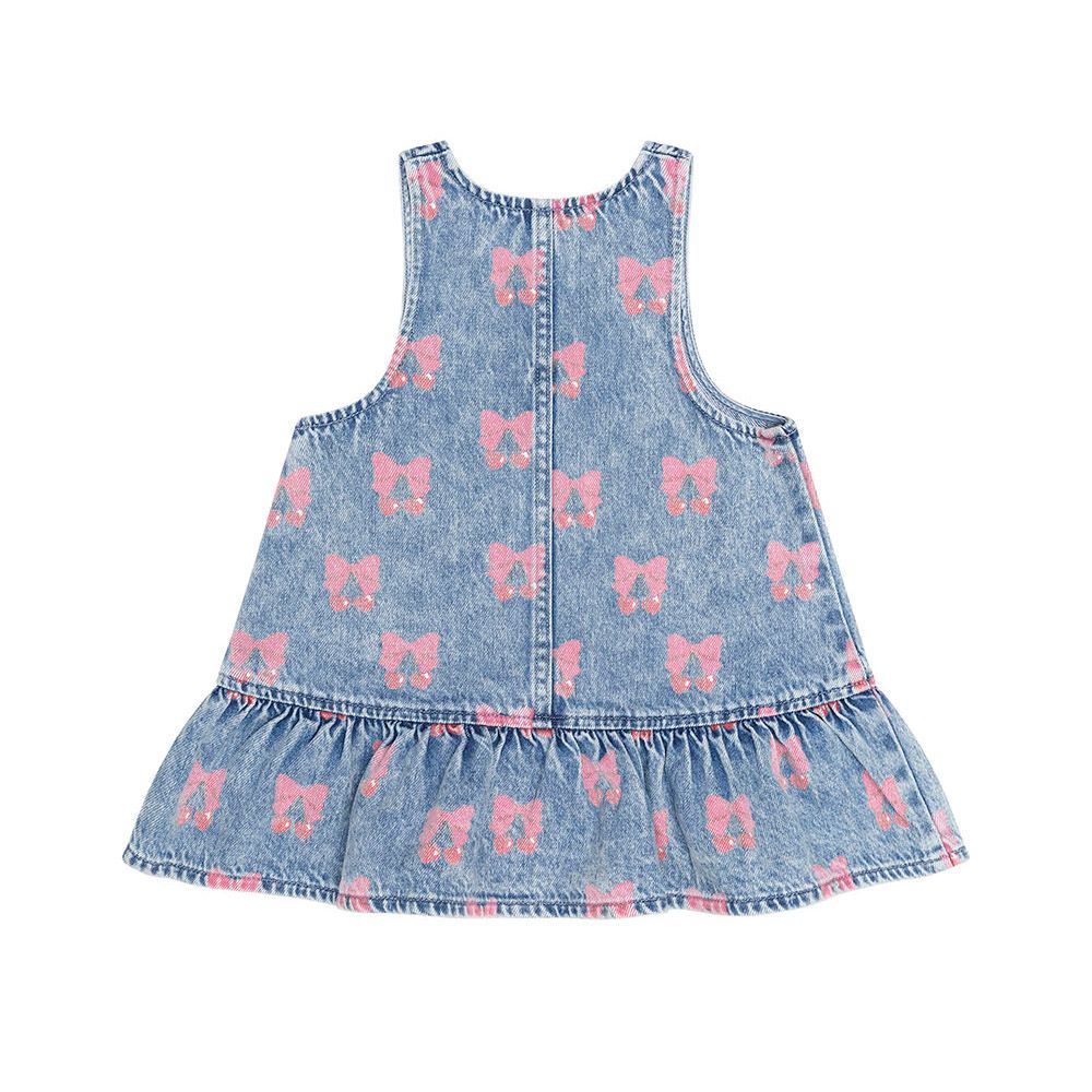 Dreamy Denim Cherry Pinafore