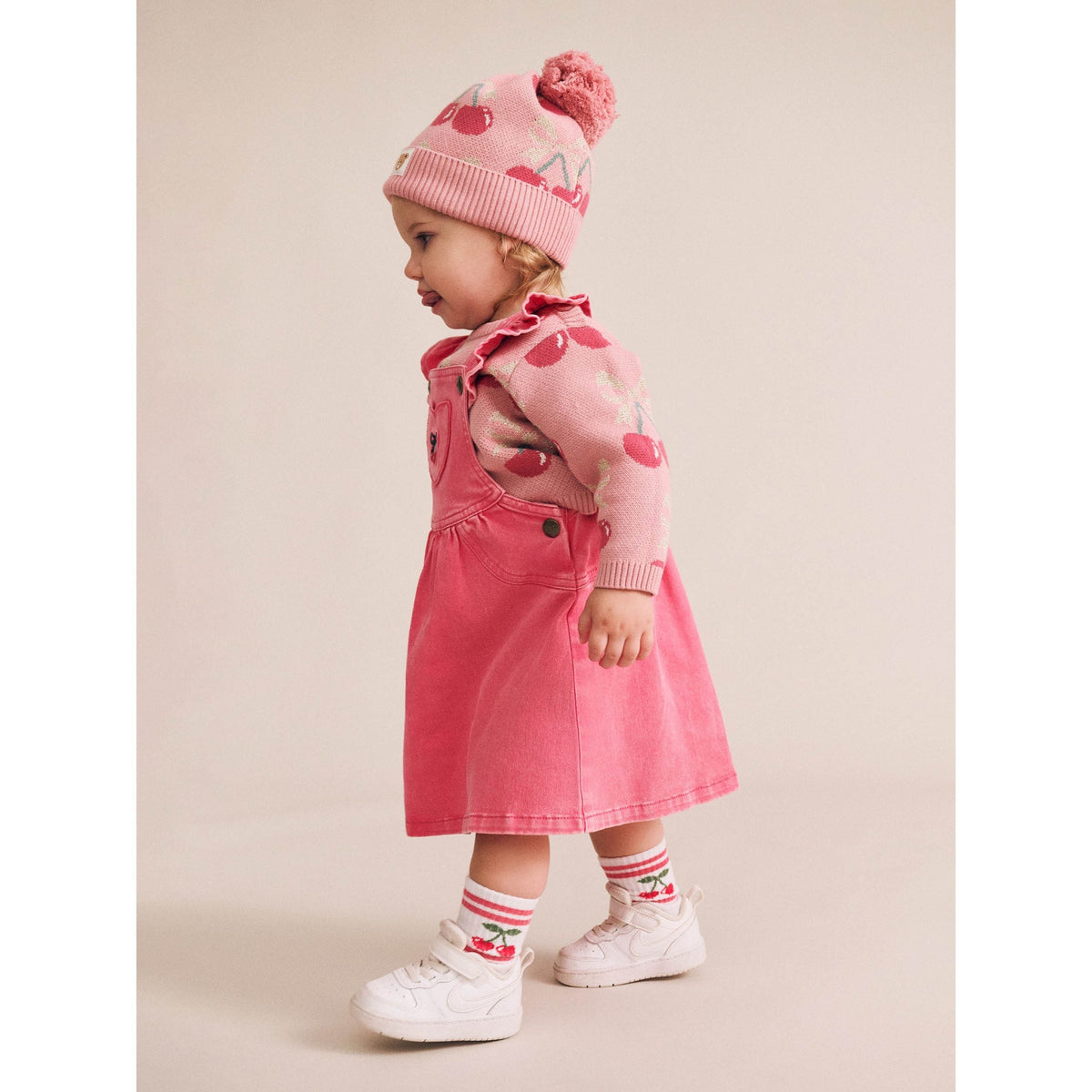 Vintage Cherry Pinafore