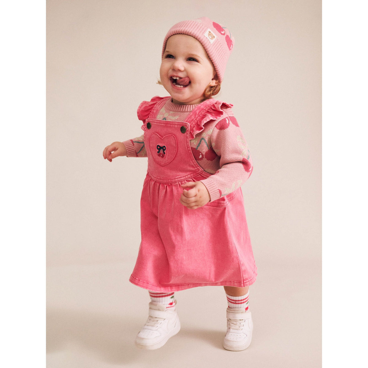 Vintage Cherry Pinafore