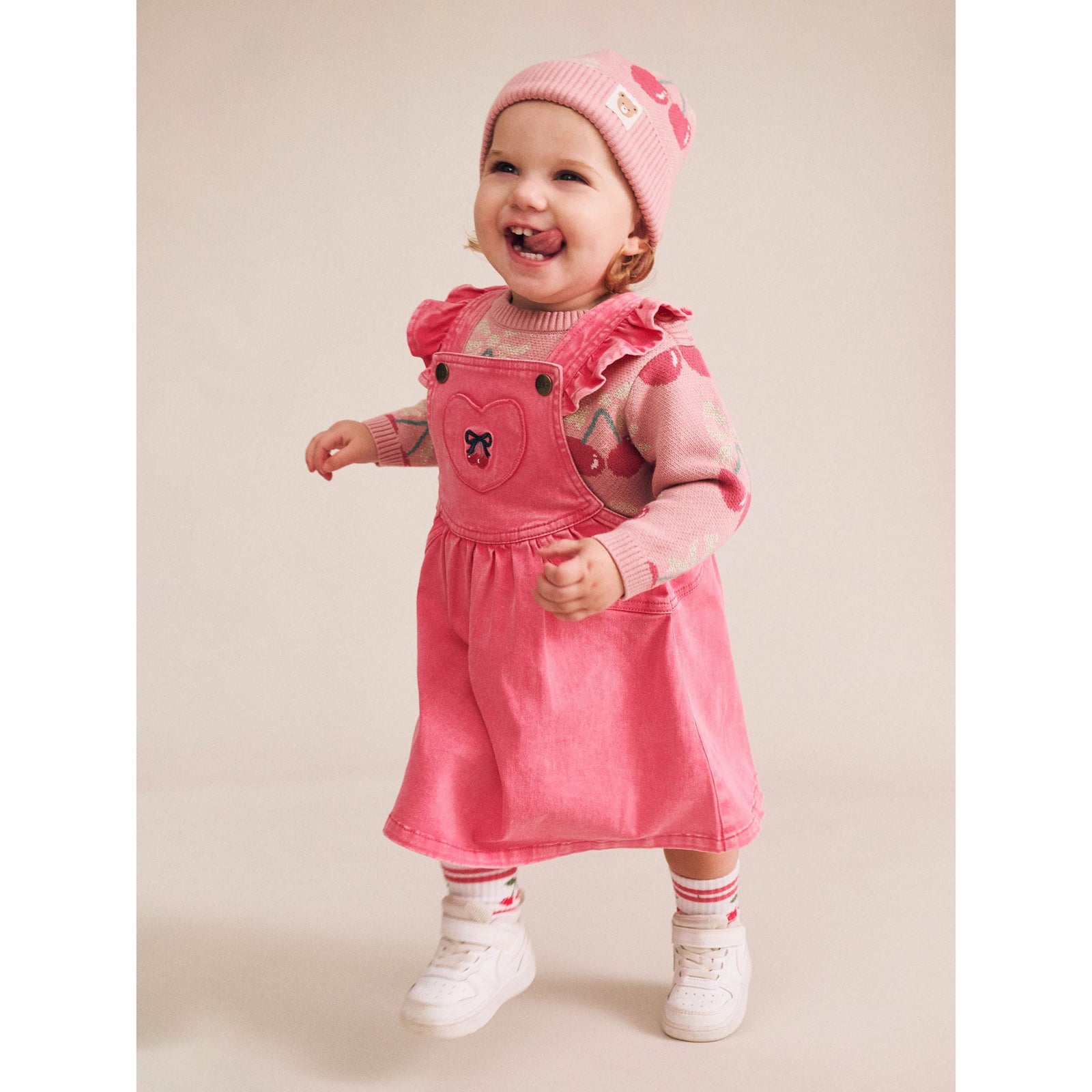 Vintage Cherry Pinafore