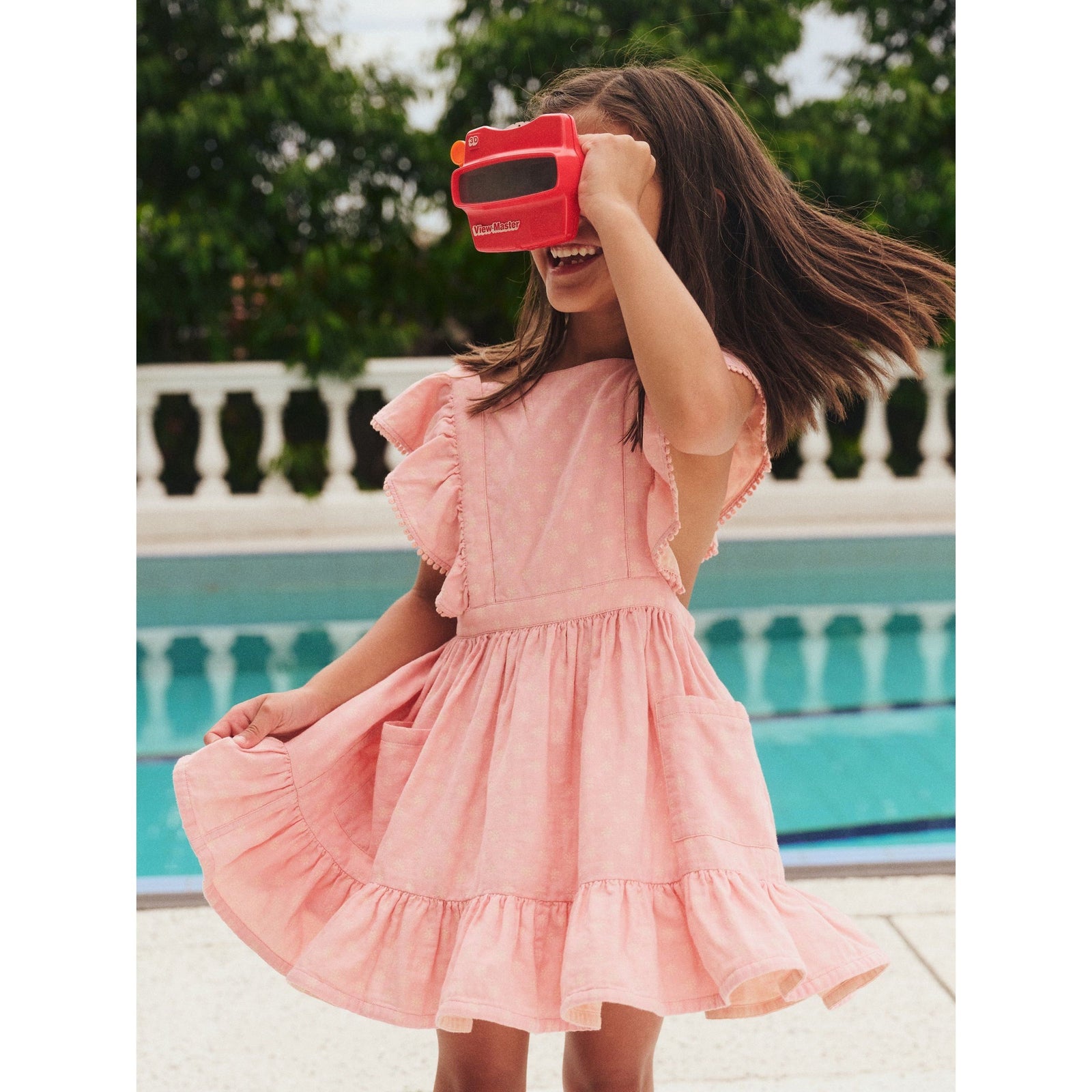 Daisy Reversible Bib Dress