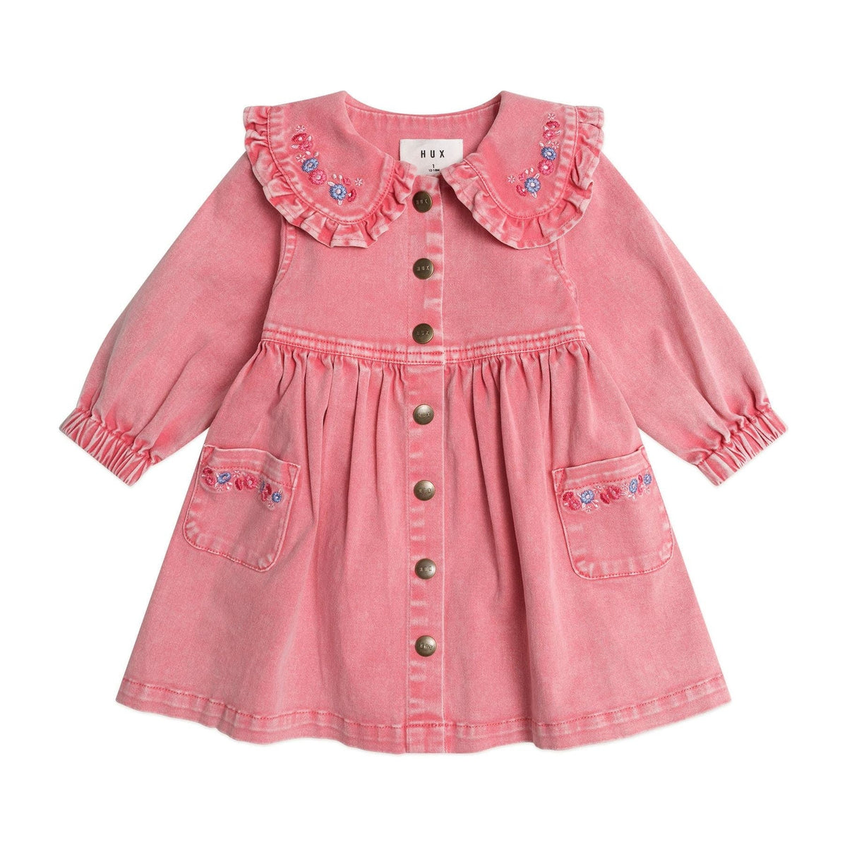 Vintage Floral Collar Dress